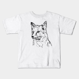 Fox illustration Kids T-Shirt